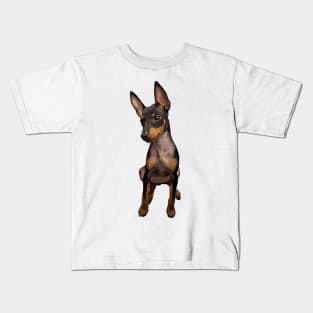 Manchester Terrier Puppy Dog Kids T-Shirt